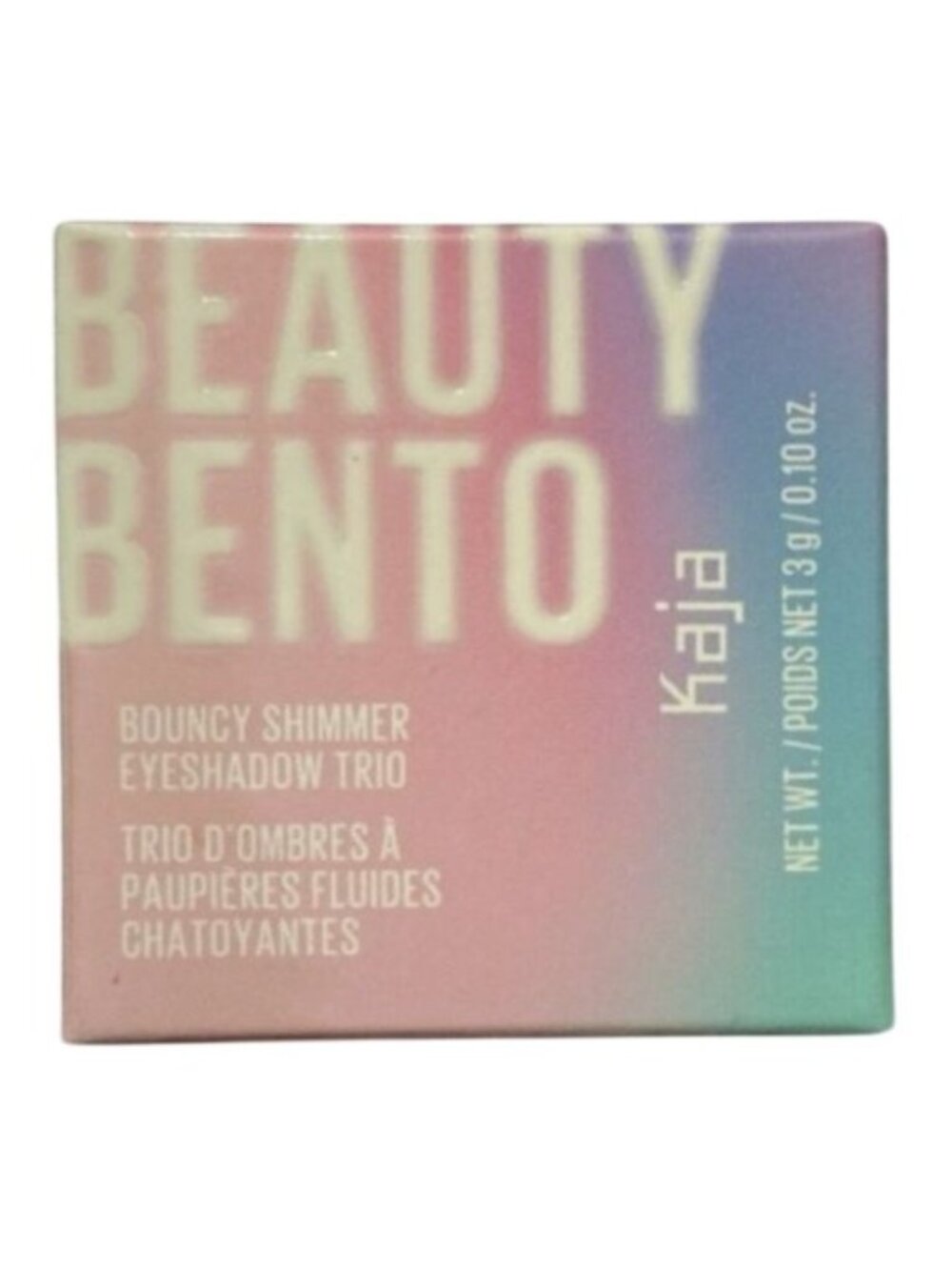 Kaja Beauty Bento Bouncy Shimmer Eyeshadow Trio Orange Blossom 0.1 oz 3g